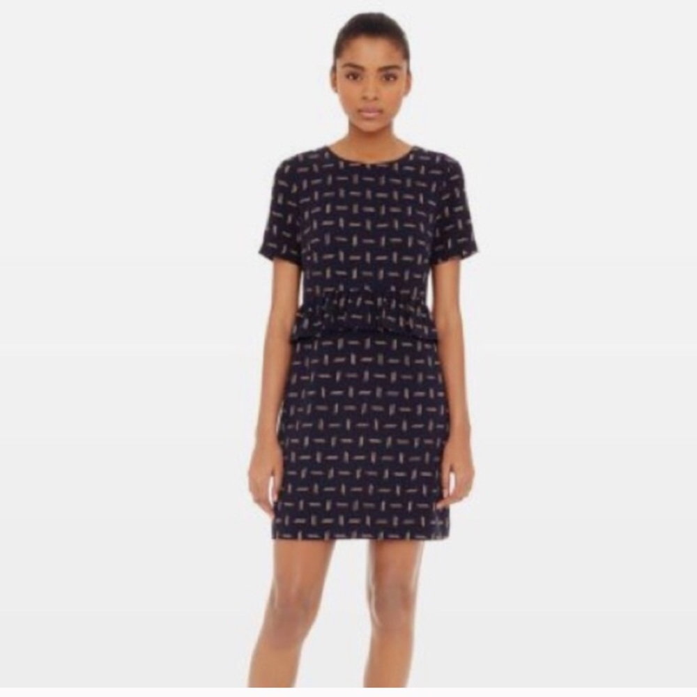 Club Monaco Bridette Matchstick Peplum Dress 2 - Picture 11 of 11